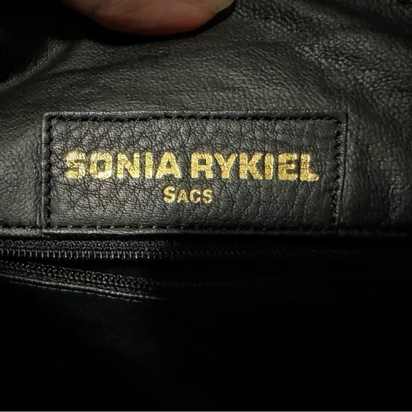 Vintage Sonia Rykiel Black Sophisticated Shoulder Bag ❌90% OFF SALE❌ - Picture 7 of 17